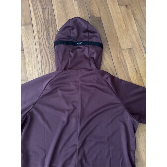 On Clouds Running Women’s Mulberry Climate Zip Hoodie Athleisure Outdoors Size L - Picture 9 of 9